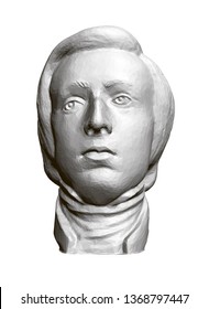 Sculpture of the Polish composer and pianist Frederic Chopin. 3D. Vector illustration