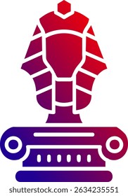 Sculputure Line vector Icon Design