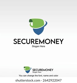 Scure Money Logo Template Design Vector