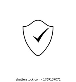 plantilla de logotipo de ilustración vectorial de icono de seguridad