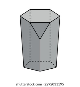 Scutoid shape. Types of geometric solid.