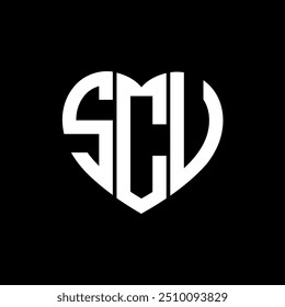 SCV abstract minimalist logo design. SCV minimalist unique modern flat abstract letter logo design.
