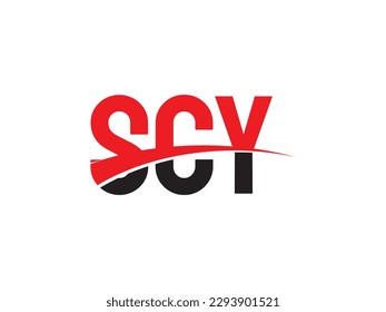 SCY Letter Initial Logo Design Vector Illustration