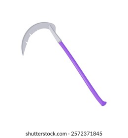 Scythe Flat Icon, Vector illustration