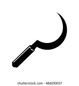 Scythe icon illustration isolated vector sign symbol