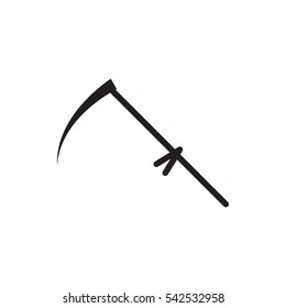 scythe icon illustration isolated vector sign symbol