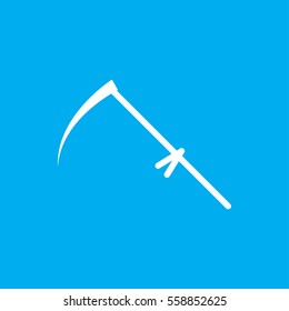 scythe icon illustration isolated vector sign symbol