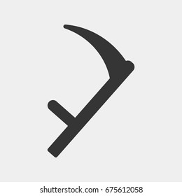 Scythe icon illustration isolated vector sign symbol