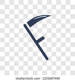 Scythe icon. Trendy Scythe logo concept on transparent background from Agriculture Farming and Gardening collection