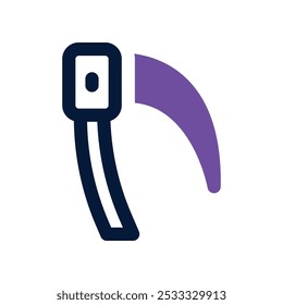 scythe icon. vector dual tone icon for your website, mobile, presentation, and logo design.