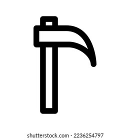 Scythe Icon Vector Symbol Design Illustration
