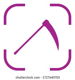 Enciende el icono simple. Diseño plano