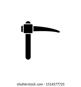 scythe solid icon sign.scythe symbol, logo illustration. Different style icons set. Pixel perfect vector graphics - Vector