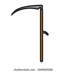 Scythe steel vector