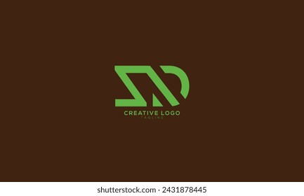 SD Abstract initial monogram letter alphabet logo design