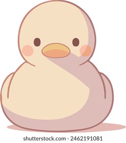 SD Anime style Sticker art_duck