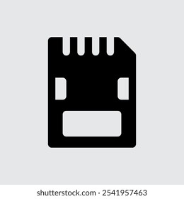 SD Card Computer and Hardware Icons