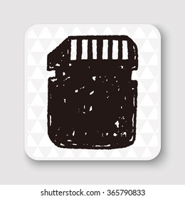 sd card doodle