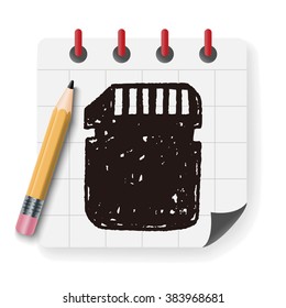 sd card doodle