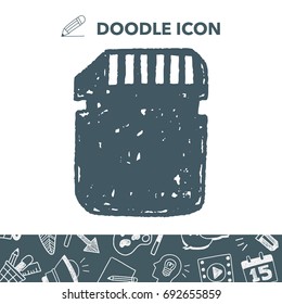 sd card doodle