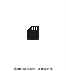 SD card icon illustration- Vector 