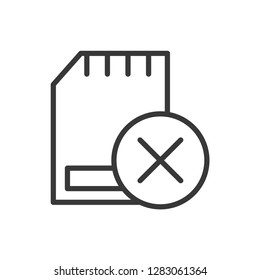 SD card icon. Memory card symbol modern, simple, vector, icon for website design, mobile app, ui. Vector Illustration