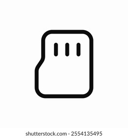 sd card icon sign vector