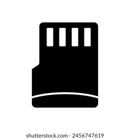 sd card icon vector design template simple and clean