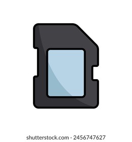 sd card icon vector design template simple and clean