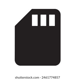 Sd card icon vector design in eps 10 