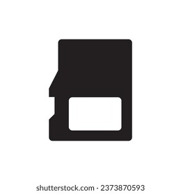 sd card icon vector template illustration logo design