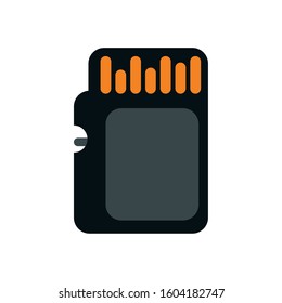 sd card storage data icon vector illustration design