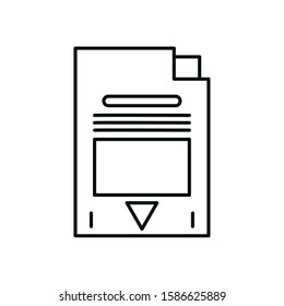 sd card store device icon vector illustration design