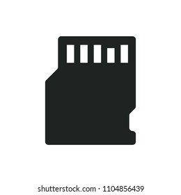 sd card vector icon
