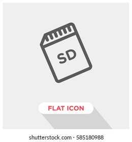 Sd Card Vector Icon