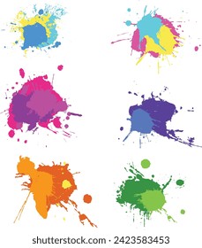 SD Color Paint Splatter set 