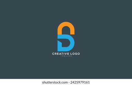 SD DS Abstract initial monogram letter alphabet logo design