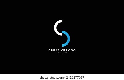 SD DS Abstract initial monogram letter alphabet logo design