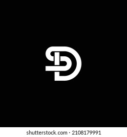 SD or DS abstract letter outstanding professional business awesome artistic branding company different colors illustration logo