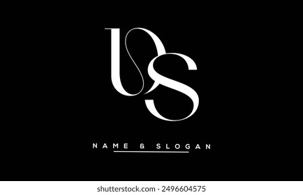 SD, DS Abstract Letters Logo Monogram