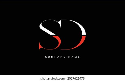 SD, DS Alphabets Letters Logo Monogram