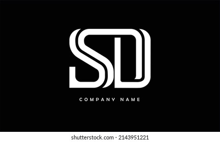 SD, DS Alphabets Letters Logo Monogramm