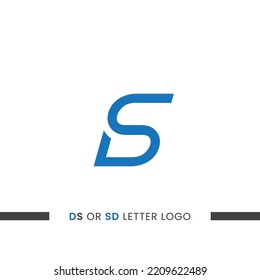 SD Or DS Letter Logo Icon