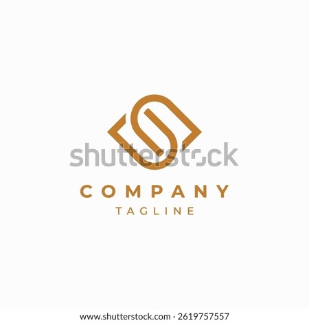 SD or DS letter logo initial monogram
