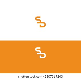 SD, DS letter modern branding logo