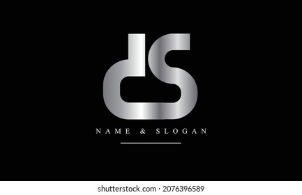 SD, DS, S, D abstract letters logo monogram