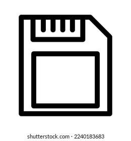 sd icon or logo isolated sign symbol vector illustration - high quality black style vector icons
