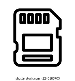 sd icon or logo isolated sign symbol vector illustration - high quality black style vector icons

