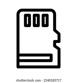 sd icon or logo isolated sign symbol vector illustration - high quality black style vector icons
