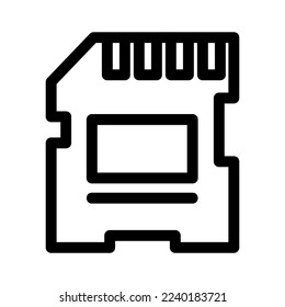 sd icon or logo isolated sign symbol vector illustration - high quality black style vector icons
